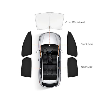 Car Window Shades for Nissan Murano 2025 (5 Count)