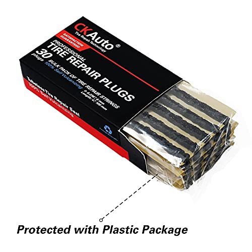 30 pcs 4" Black Tire Repair Strings Tire Repair Plugs