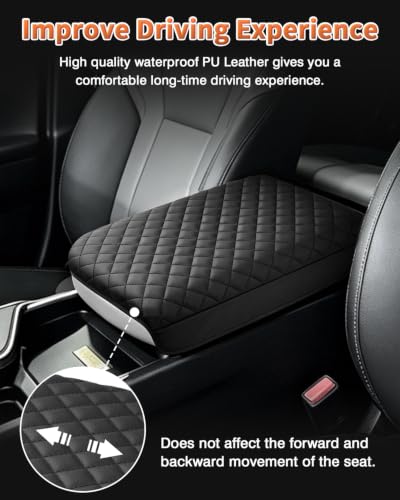 Center Console Cover for Lexus GX 550 2024 2025 2026 Leather Pad Center Arm Rest Cover Middle Console Protector Interior Accessories
