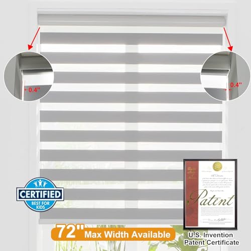 Cordless Zebra Blinds for Windows