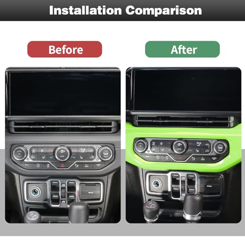 for JL Center Console Headlight Air Conditioning Control Panel & Co