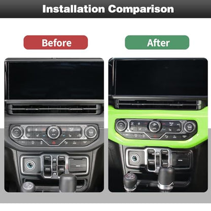 for JL Center Console Headlight Air Conditioning Control Panel & Co