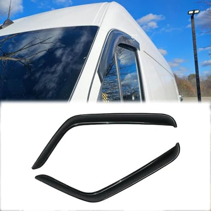 4PCS Tape On Side Window Wind Deflectors for Ford E150 E250 E350 Van 92138