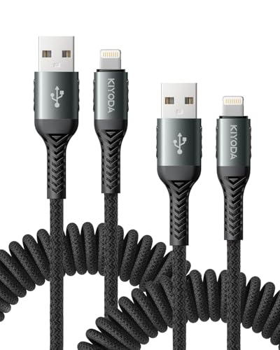 USB to Lightning Cable for Car 6FT (2 Count)