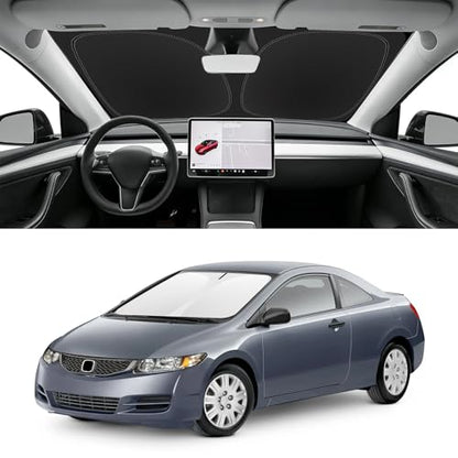 Custom Fit Windshield Sun Shade for Honda Civic 2006