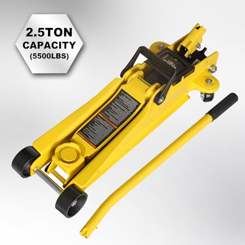 2.5 Ton Trolley Jack Hydraulic Low Profile Floor Jack for Cars Lift with Single Piston Lift Pump