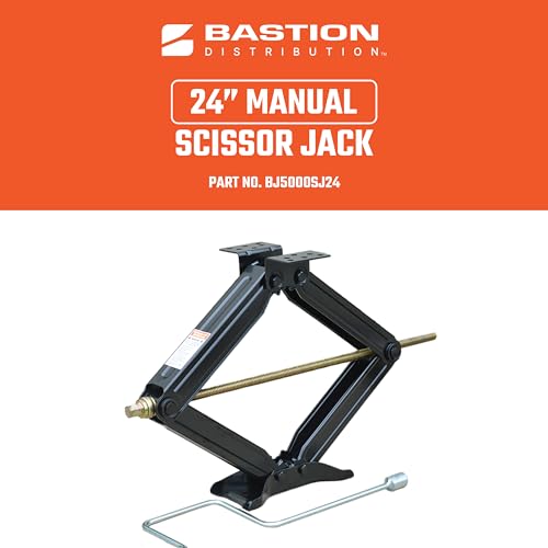One New 24" Scissor Jack with Crank Handle