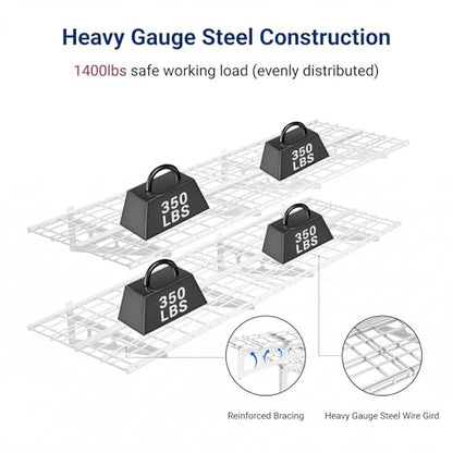 2 Pack 2x6ft Garage Shelving 24 (2 Count)