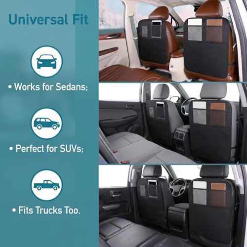 2 Pack Leather Car Seat Protector (2 Count)