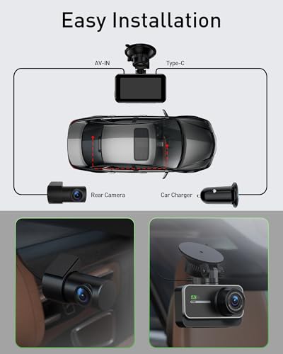 Dash Cam Front and Rear