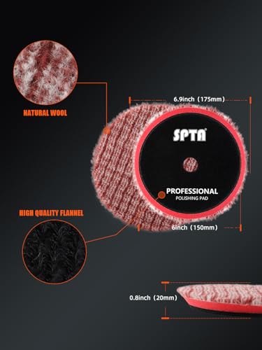 Wool Polishing Pads (2 Count)