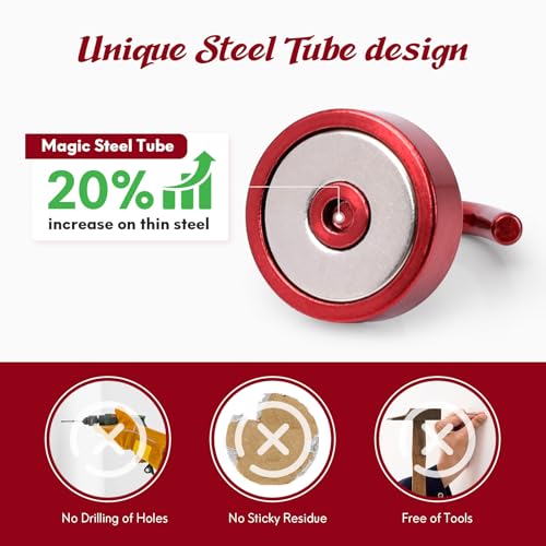 Magnetic Hooks Steel Tube Design for Cruise (10 Count)