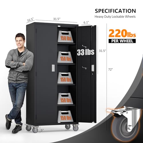 72'' Tall Garage Storage Cabinet