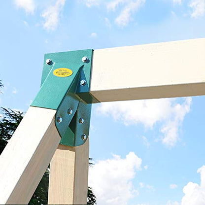 A Frame 2 Brackets Swing Set Bracket with Mounting Hardware (2 Count)