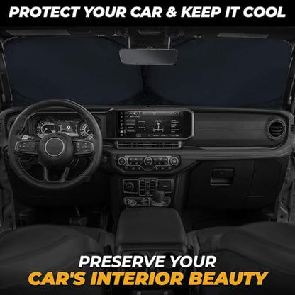 Windshield Sun Shade for Jeep