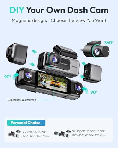 4 Channel 360° Dash Cam