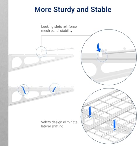 4 Pack 2x3ft Garage Shelving (4 Count)