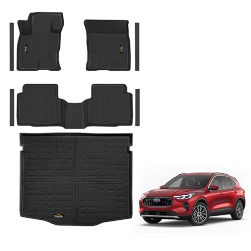 Floor Mats & Cargo Liner Custom Fit for Ford Escape Gas 2020