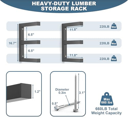 Lumber Storage Rack (4 Count)