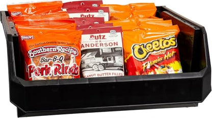 Extra Large Stackable Plastic Storage Bins (4 Count)