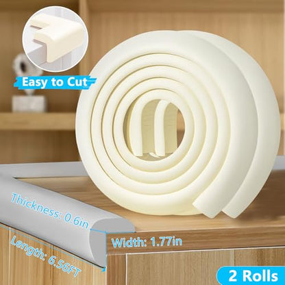 Foam Baby Edge Protector Strip Furniture Safety 2 Roll (2 Count)