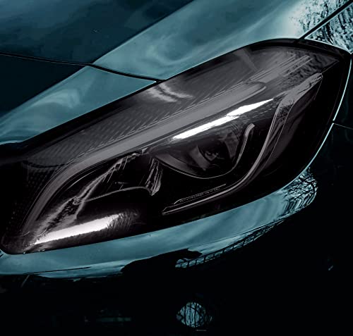 Extra Wide Headlight Taillight Vinyl Tint Wrap (5 Feet)
