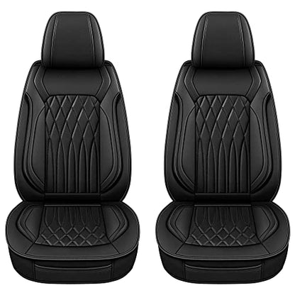 Leather Car Seat Covers Front Pair (2 Count)
