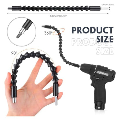 17pcs Flexible Drill Bit Extension