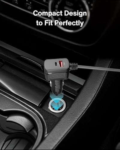 Car Charger Cable for Starlink Mini 16.5FT with Display