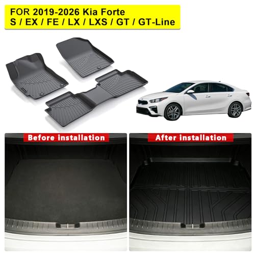 TPE Floor Mats & Cargo Liner for 2019