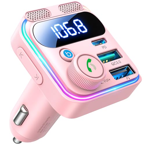 81W Bluetooth 6.0 Car Adapter FM Wireless Radio Transmitter