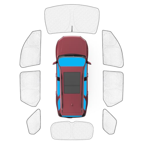 8pcs Thicken Sun Shades for Honda Pilot 2025 2026 Accessories