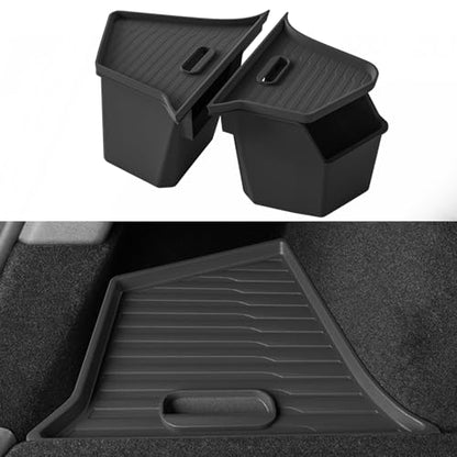 Rear Trunk Storage Bins with Lids for 2025 (2 Count)