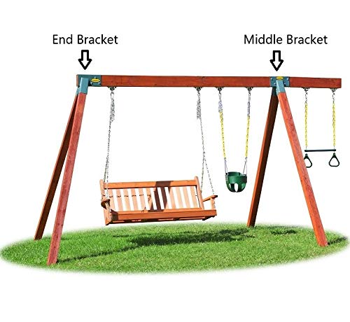 Easy 1-2-3 A-Frame Swing Set Bracket, Green