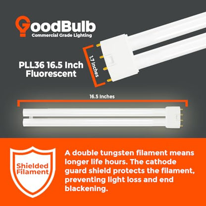 PLL36 830 36W 16.5" Twin Tube Compact Fluorescent Light Bulb 4