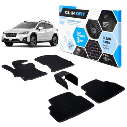 All Weather Car Floor Mats Compatible with Subaru Crosstrek 2018