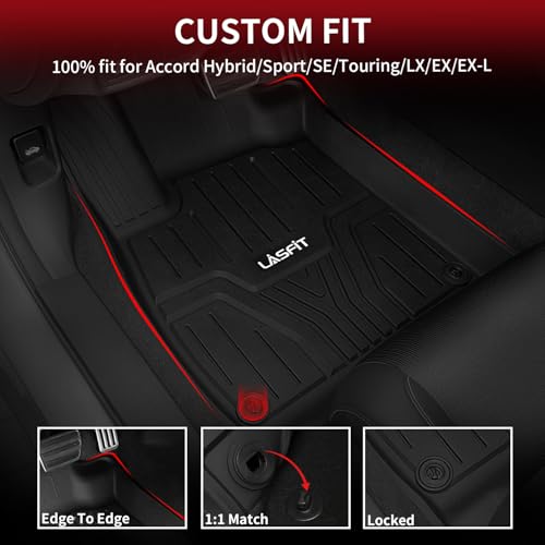 Floor Mats for Honda Accord Sedan 2022 2021 2020 2019 2018
