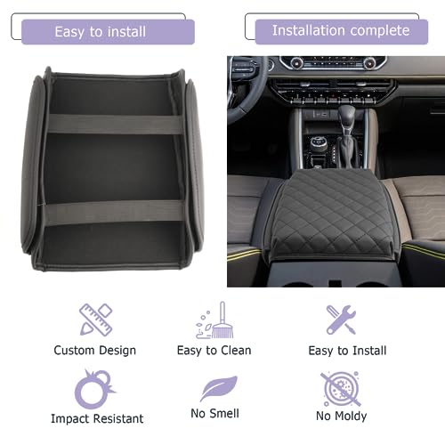 2025 2026 Canyon Center Console Cover Compatible with 2023 2024 2025 2026 GMC Canyon & Chevy Colorado Accessories Armrest Cover Center Console Pad Armrest Console Cover