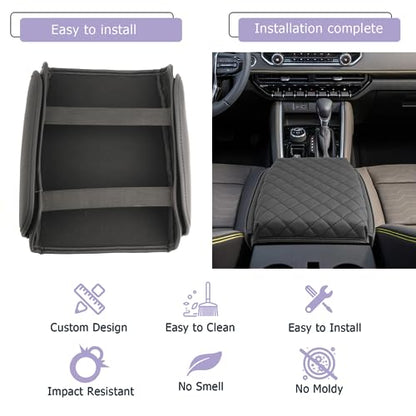 2025 2026 Canyon Center Console Cover Compatible with 2023 2024 2025 2026 GMC Canyon & Chevy Colorado Accessories Armrest Cover Center Console Pad Armrest Console Cover