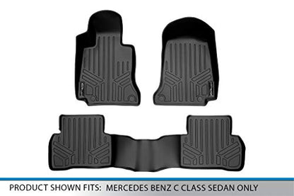 Custom Fit Floor Mats 2 Row Liner Set for 2017