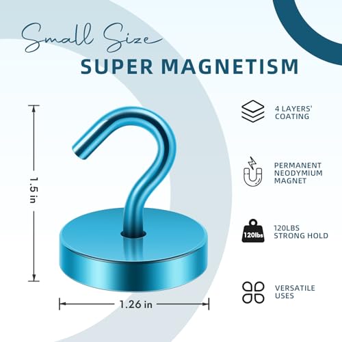 Magnetic Hooks Steel Tube Design for Cruise (10 Count)