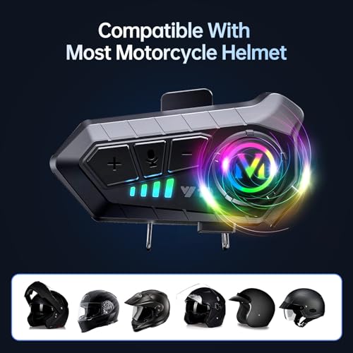 Motorcycle Bluetooth Headset Speaker Skiing Earphone Waterproof Bluetooth Helmet Headset with Noise Cancellation Ultra