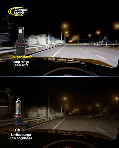 H13 Bulbs 9008 Fog Lights 6500K White Non (2 Count)