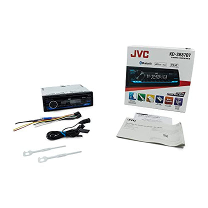 KD SR87BT Single DIN Car Stereo with CD Player & Bluetooth