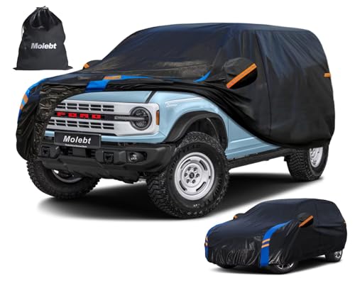 Custom Fit Car Cover for Ford Bronco 4 Door 4Dr