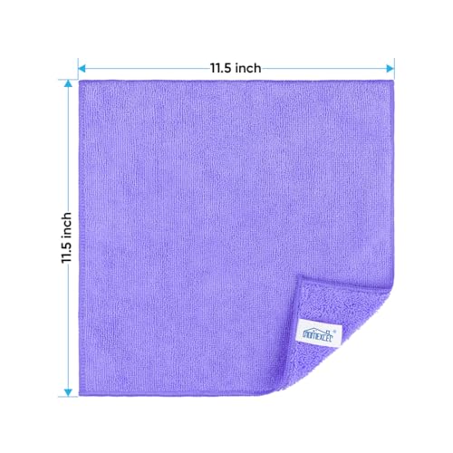 Purple Microfiber Cleaning Cloth (12 Count)