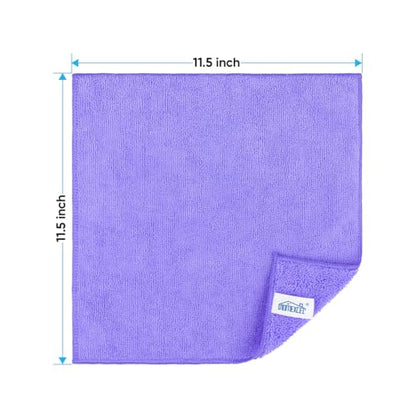 Purple Microfiber Cleaning Cloth (12 Count)