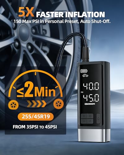 Dual Cylinder Portable Tire Inflator