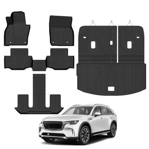 Custom Fit Floor Mats for Mazda CX90 7 Seats