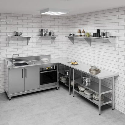 14 in. x 72 in. Stainless Steel Wall Mount Shelf